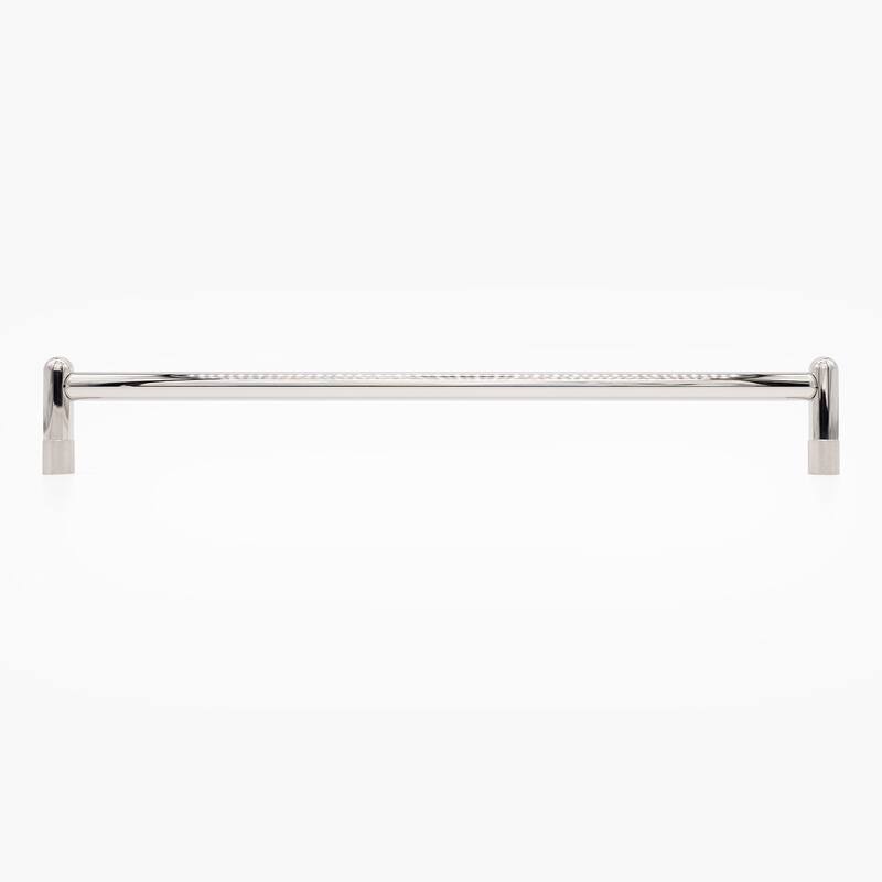 Hapny Home K1032-APPLC Knurled 18" Center to Center Modern Industrial - Polished Nickel