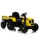 preview thumbnail 42 of 57, Realistic 12V Ride-On Tractor for Kids with Remote Perfect Holiday Gift Yellow