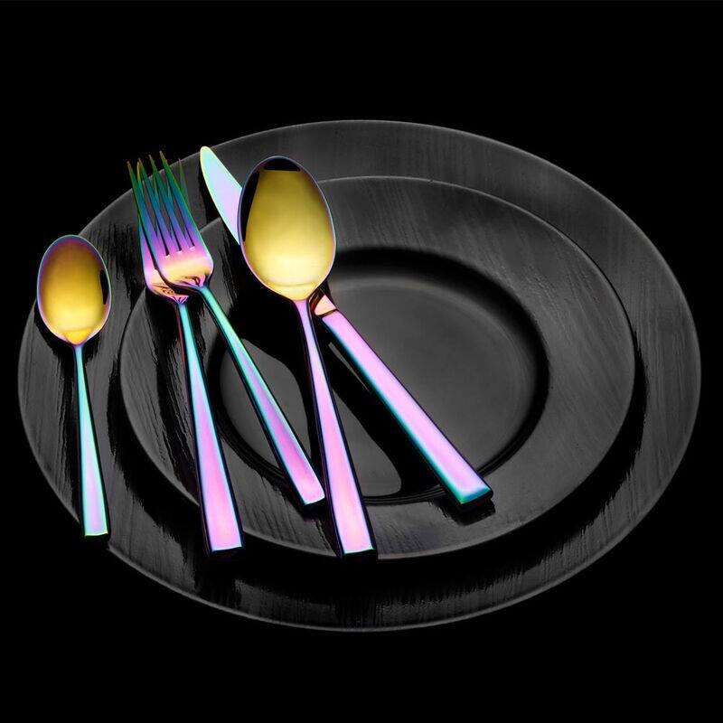 Towle Living 20-Piece Dream Rainbow Flatware Set