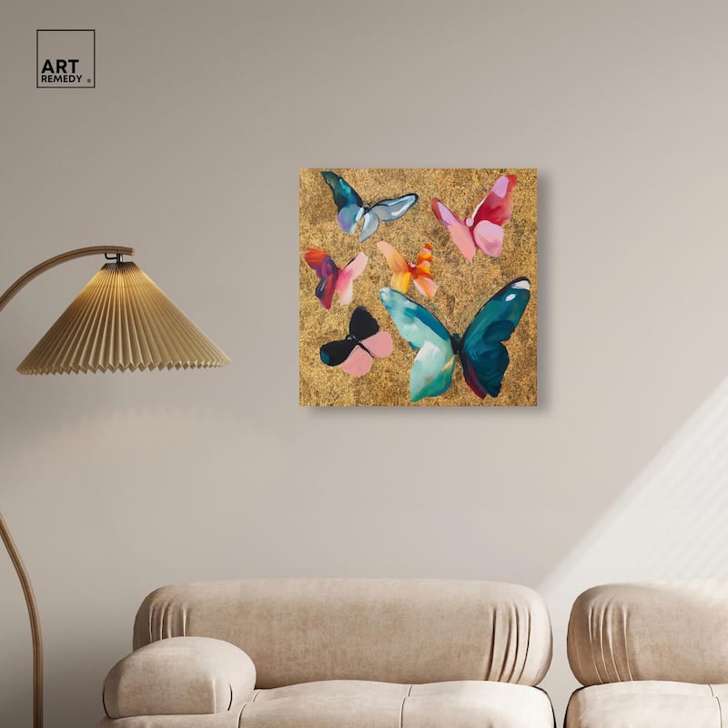 Spectrum of Wings Canvas by Art Remedy, Gallery Wrapped