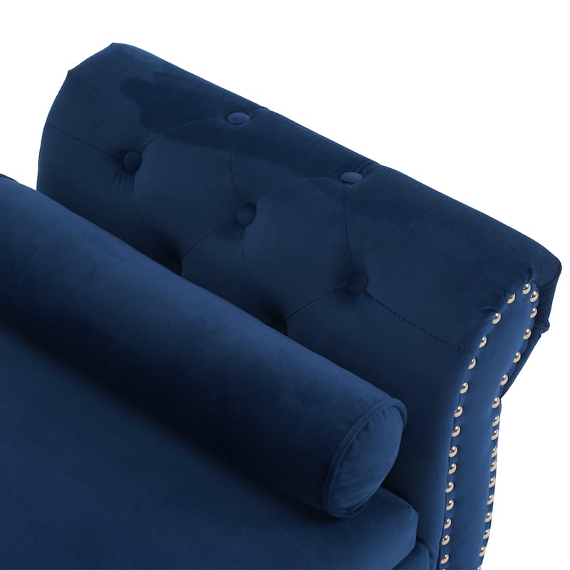 Xanthia Traditional Velvet Multifuntional Storage Ottoman Bench with Pillow by Christopher Knight Home