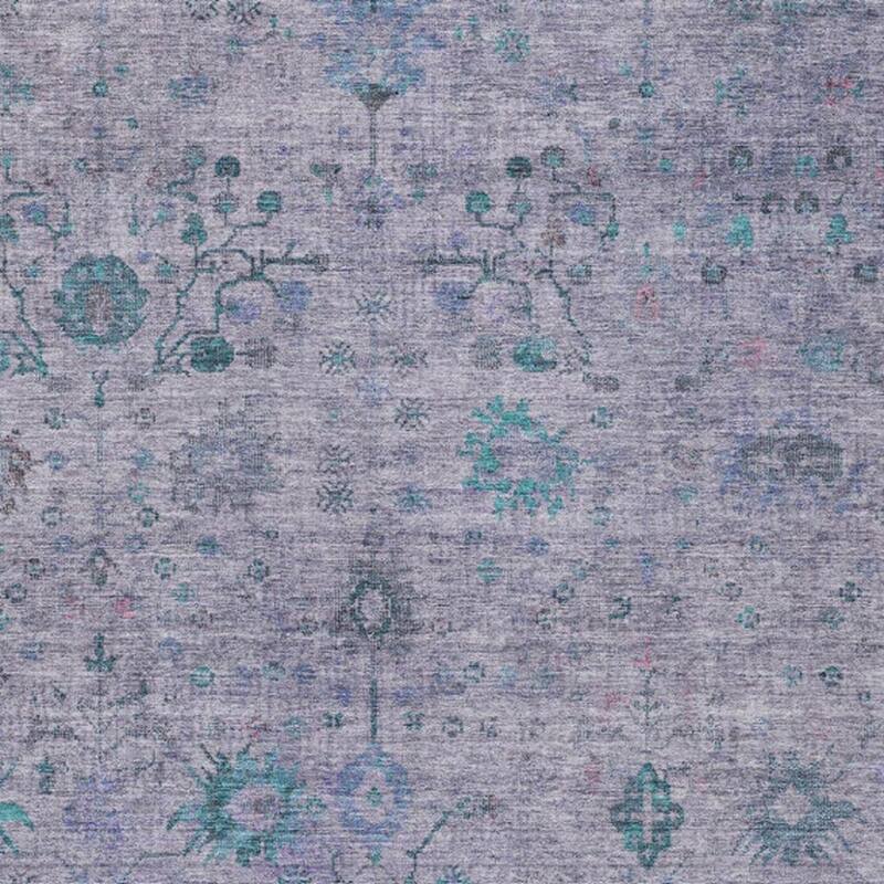 HomeRoots Floral Traditional Rectangle Outdoor Rug