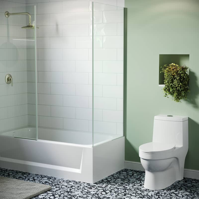 ﻿﻿﻿Virage One Piece Elongated ﻿Toilet with Touchless Retrofit Dual Flush 1.1/1.6 gpf
