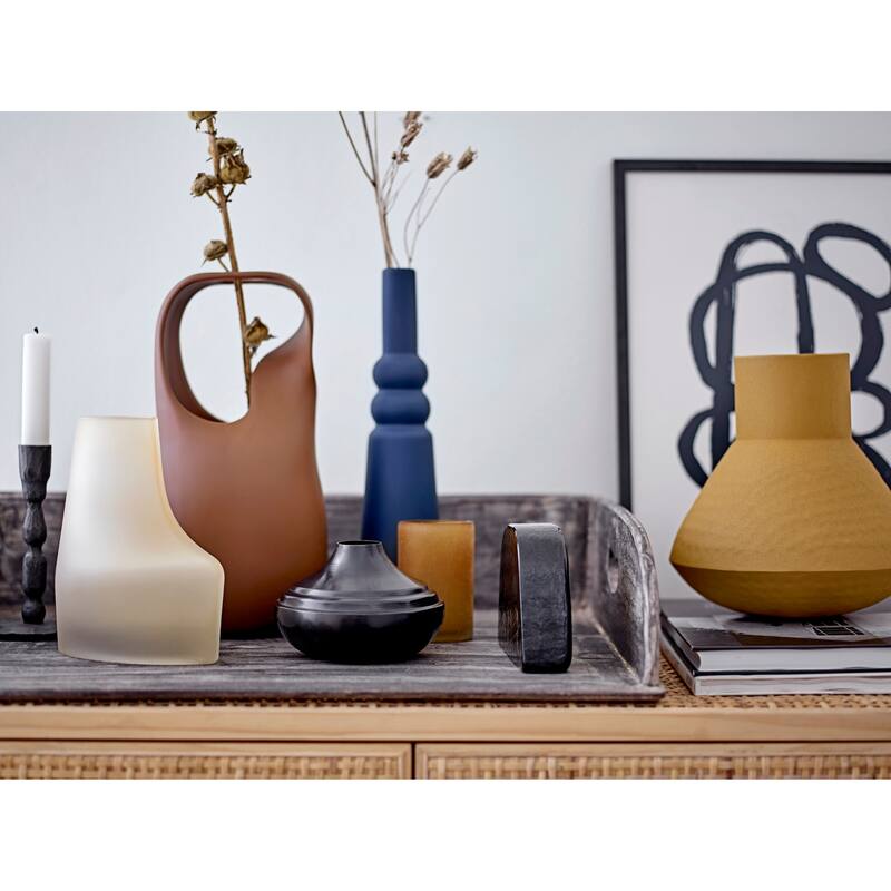 Textured Metal Vase