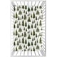 preview thumbnail 1 of 4, Sweet Jojo Designs Sage Green Woodland Boy Girl Gender Neutral Unisex Fitted Mini Portable Crib Sheet - Forest Nature Pine Trees