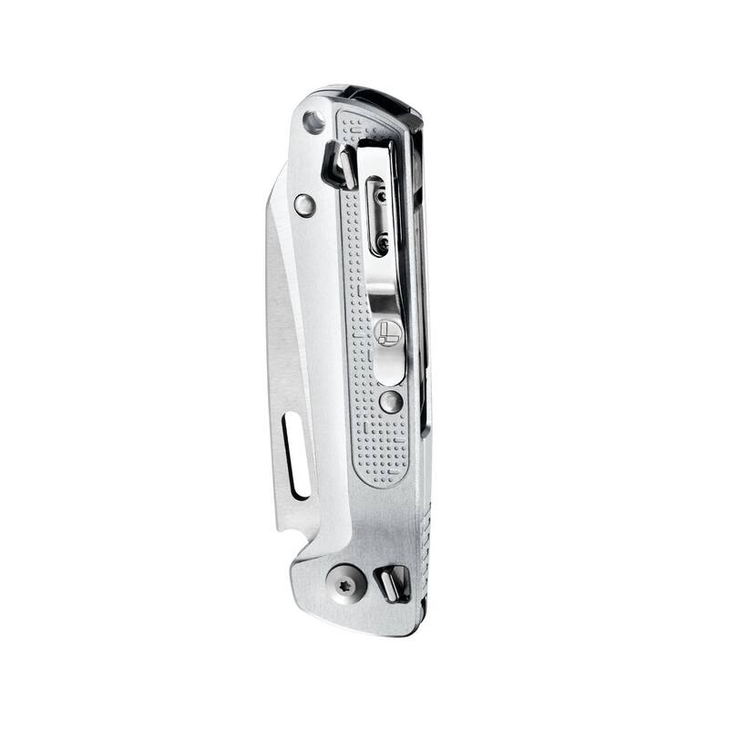 Leatherman Free K2X Pocket Size 8 Tools Stainless Steel Multitool, Silver