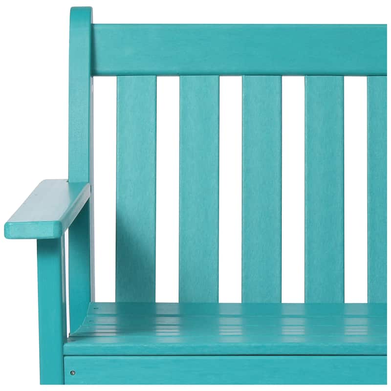 Polytrends Laguna 51" Outdoor Patio 2-Person Garden Bench