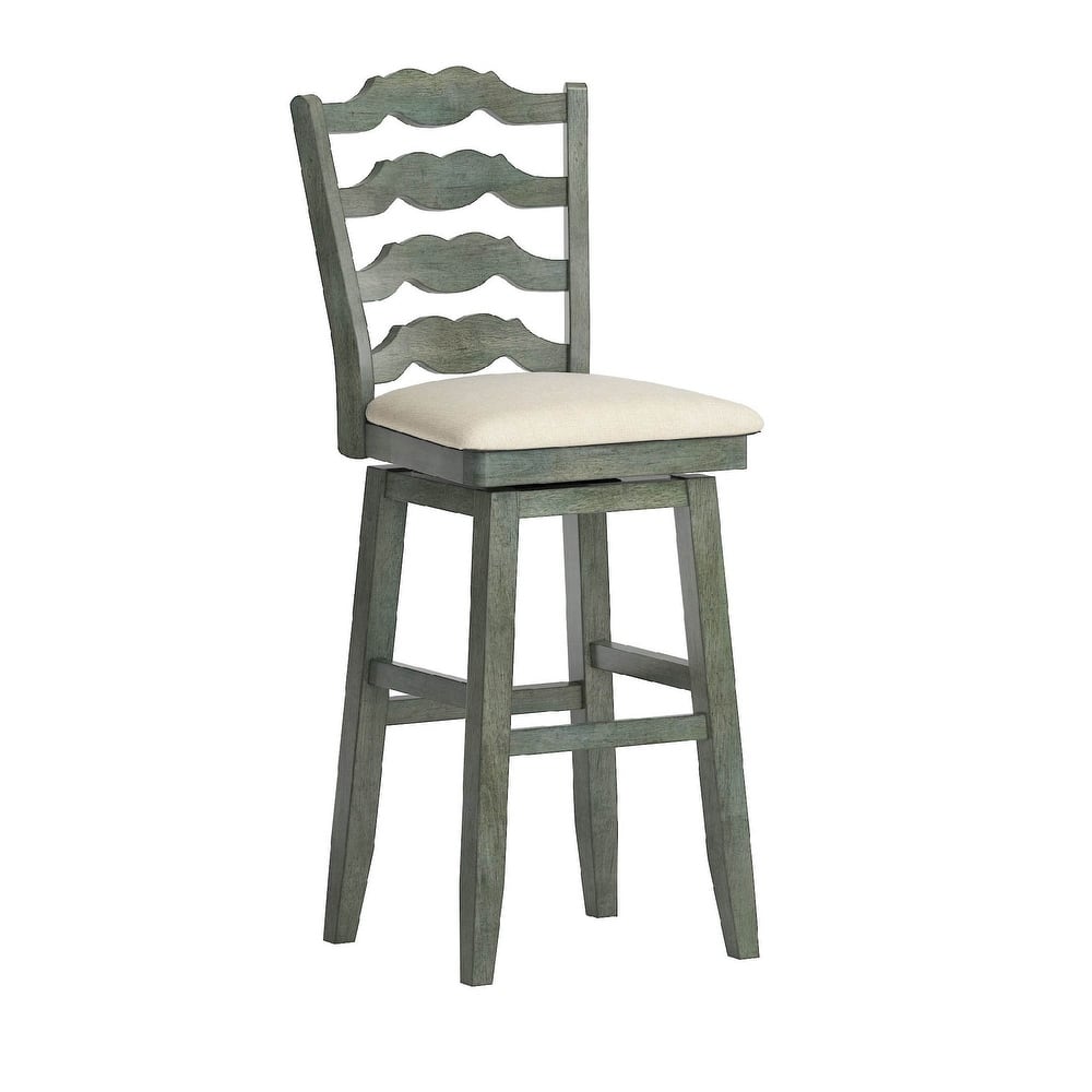 Eleanor French Ladder Back Swivel Stool by iNSPIRE Q Classic