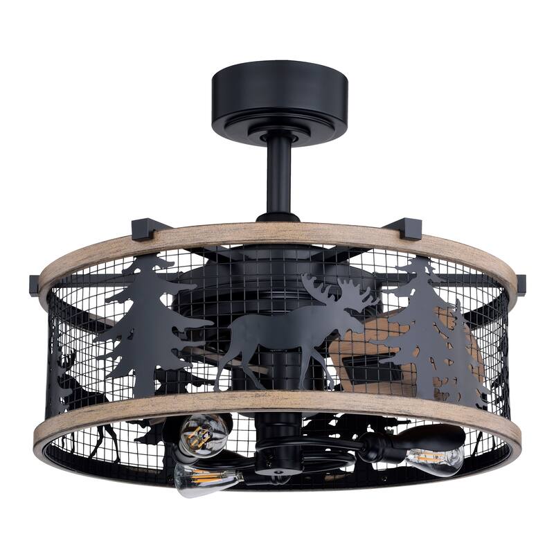 Vaxcel Lighting Kodiak 21" 3 Blade LED Indoor Ceiling Fan with Remote