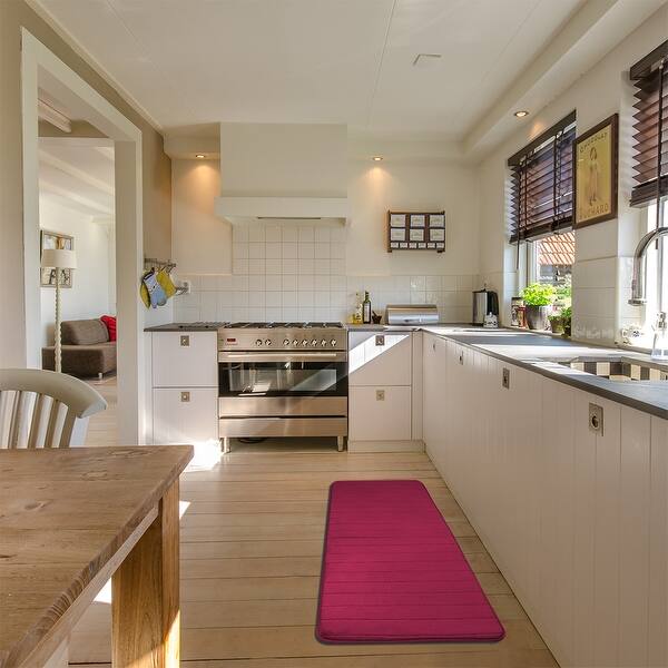 Shop Absorbent Soft Long Memory Foam Bath Tub Mat Floor Runner Rug