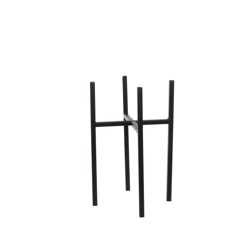 Ascot Plant Stand Black 8"Dia - A - Black