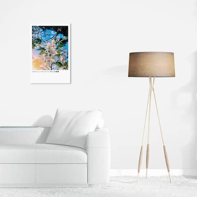 Wynwood Studio Prints Holiday and Seasonal Spring Afternoon Palette Blue and Celeste Wall Art Canvas Print