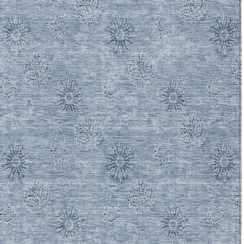 HomeRoots Floral Transitional Rectangle Outdoor Rug