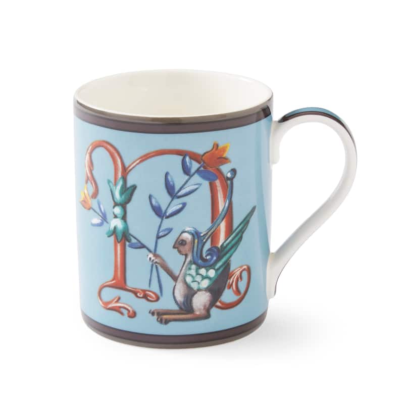 Kit Kemp for Spode for Spode Alphabet 12 Ounce Mug - N