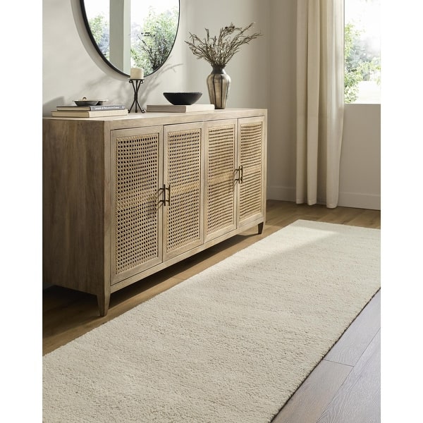 slide 2 of 10, Livabliss Desire Traditional Solid Area Rug 3' x 10' - Brown