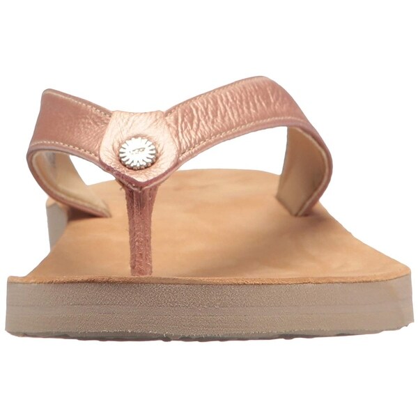 ugg tawney metallic flip flop