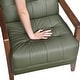 preview thumbnail 48 of 71, Leland Leather Match Accent Chair
