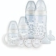 preview thumbnail 1 of 5, Nuk Smooth Flow Anti-Colic Bottle Newborn Gift Set - Clear