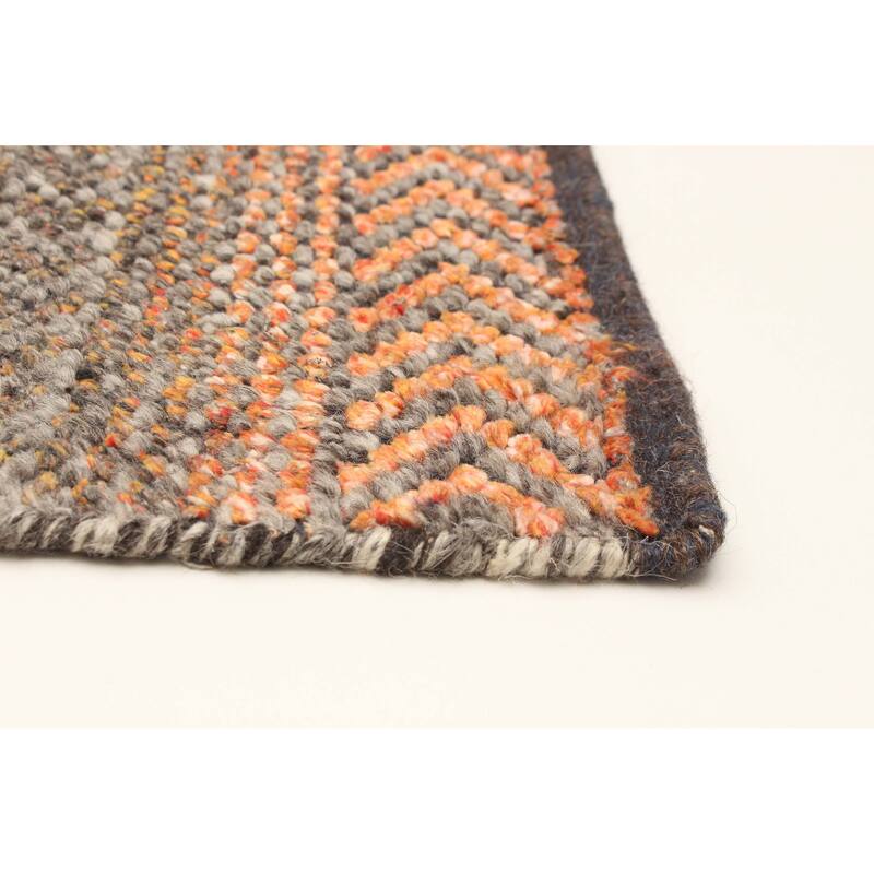 ECARPETGALLERY Hand-knotted Eternity Grey Wool Rug - 3'1 x 5'1