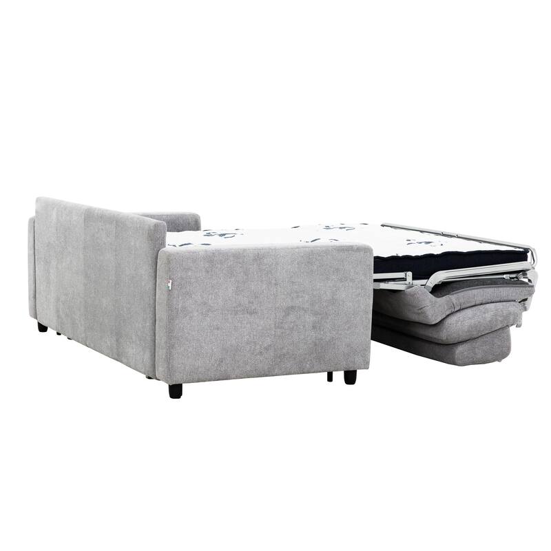 Stearns & Foster® Atillio 80 in.Queen Sleeper Sofa with Pocket Coil Mattress