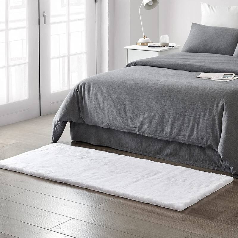 Chunky Bunny - Coma Inducer® Runner Rug - White - 26" x 61" - White