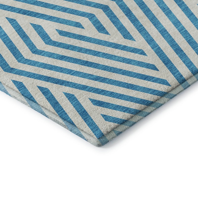 Premium Washable Super Soft Contemporary Geo Mayfield Rug