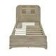 preview thumbnail 16 of 27, Platform Bed Frame with Drawers and Light Strip