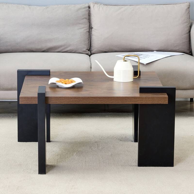 MDF coffee table - Walnut