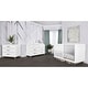 preview thumbnail 6 of 9, Evolur Loft Art Decor Crib White White
