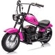 preview thumbnail 2 of 11, Electric Motorcycle for Kids, 24V 250W Kids Electric Dirt Bike, Two Speed Max Up to 14MPH & 60 Minutes Continuous rose red