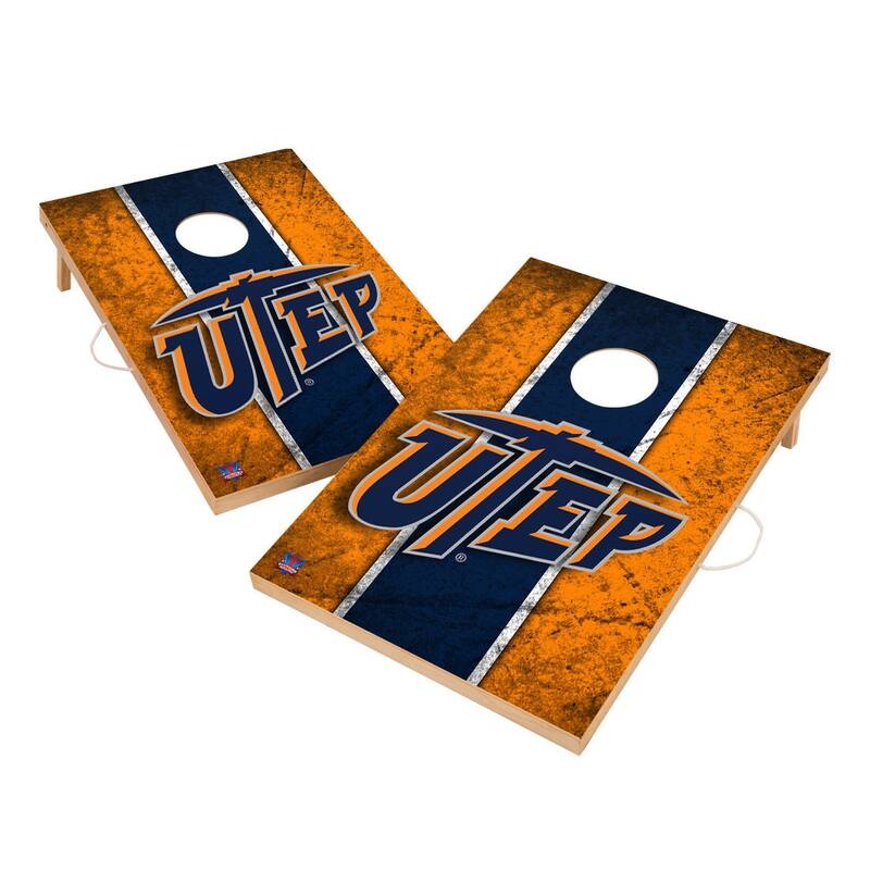 Vintage Texas El Paso Miners UTEP Regulation 2x4 Cornhole Set