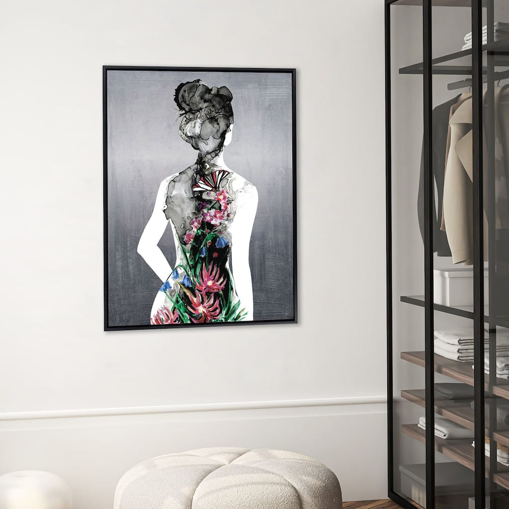 Paragon Silhouette in Bloom I Canvas