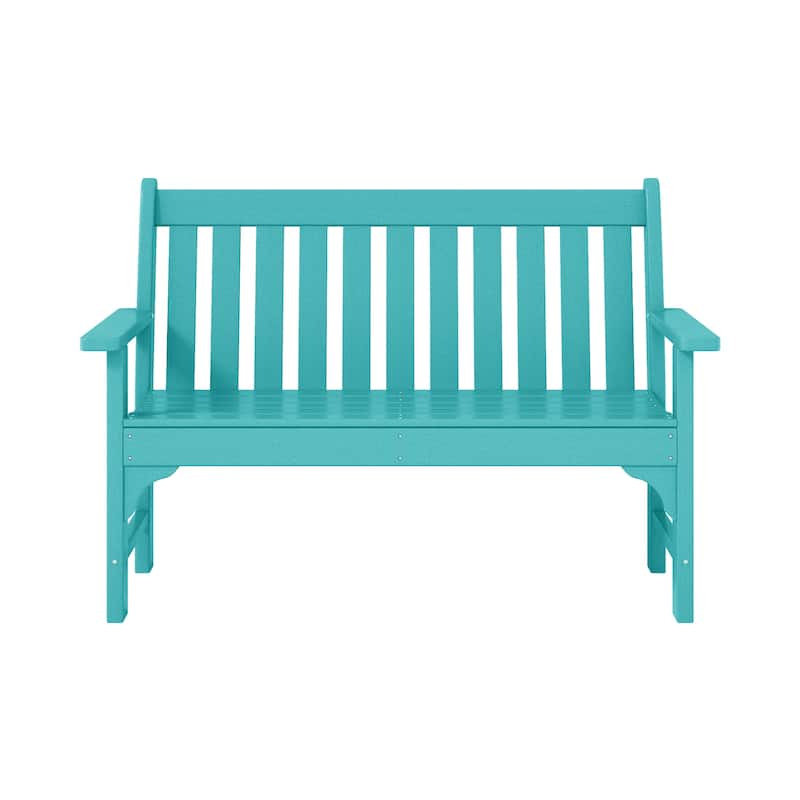 Laguna Poly 3-Piece Bench With Coffee Table