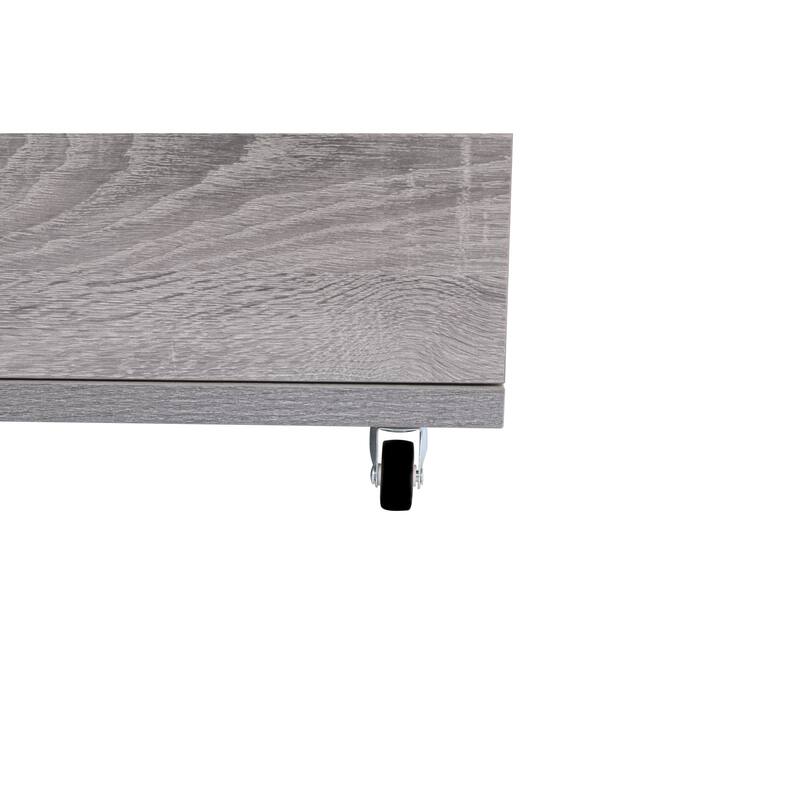 5 Drawer Storage Cabinet with Wheels Tall Dresser Modern Design Movable