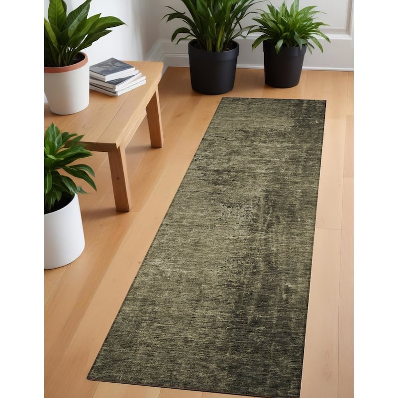 Alrim Artistic Abstract Weather Resistant Classic Meets Modern Outdoor Rug