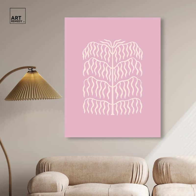 Lavender Mauve Canvas by Art Remedy, Gallery Wrapped