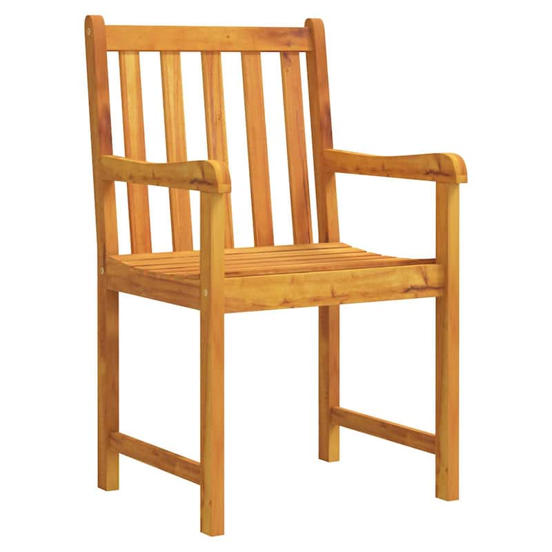 vidaXL Dining Set Set of 3/5 Solid Acacia wood - 43.3 x 43.3 x 29.5