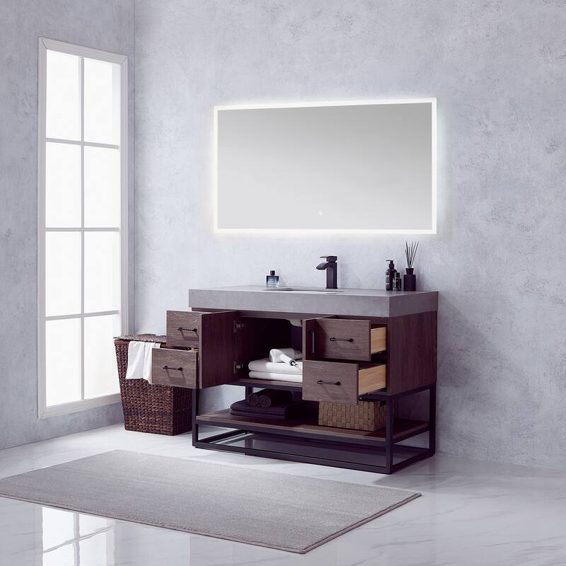 Miseno MV789048B Alistair 48" Free Standing Single Basin Vanity Set