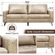 preview thumbnail 33 of 42, AECOJOY 79" Faux Leather Couch for Living Room, Loveseat Small Sofa, Indoor Modern Sofa for Apartment Office