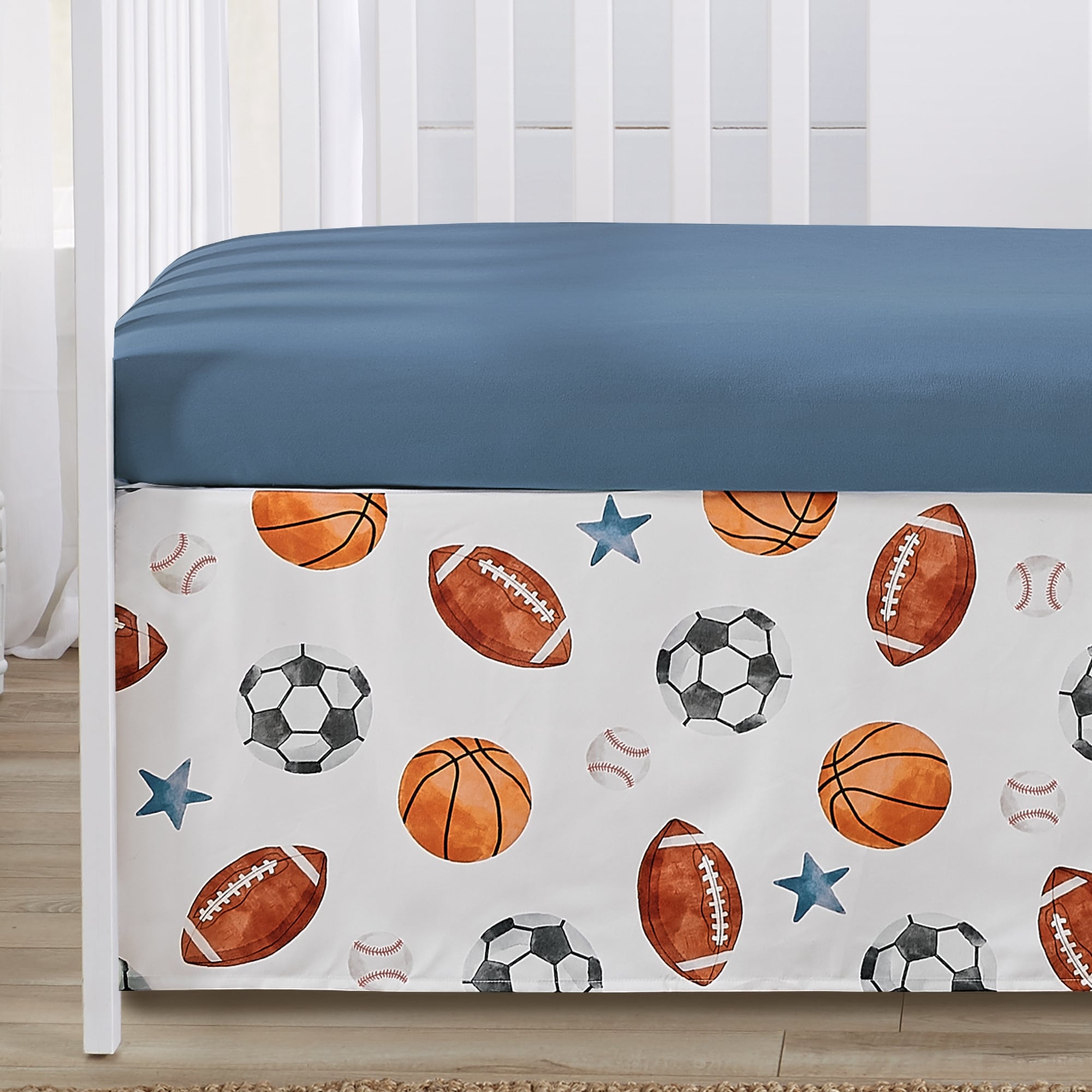 Basketball crib set clearance