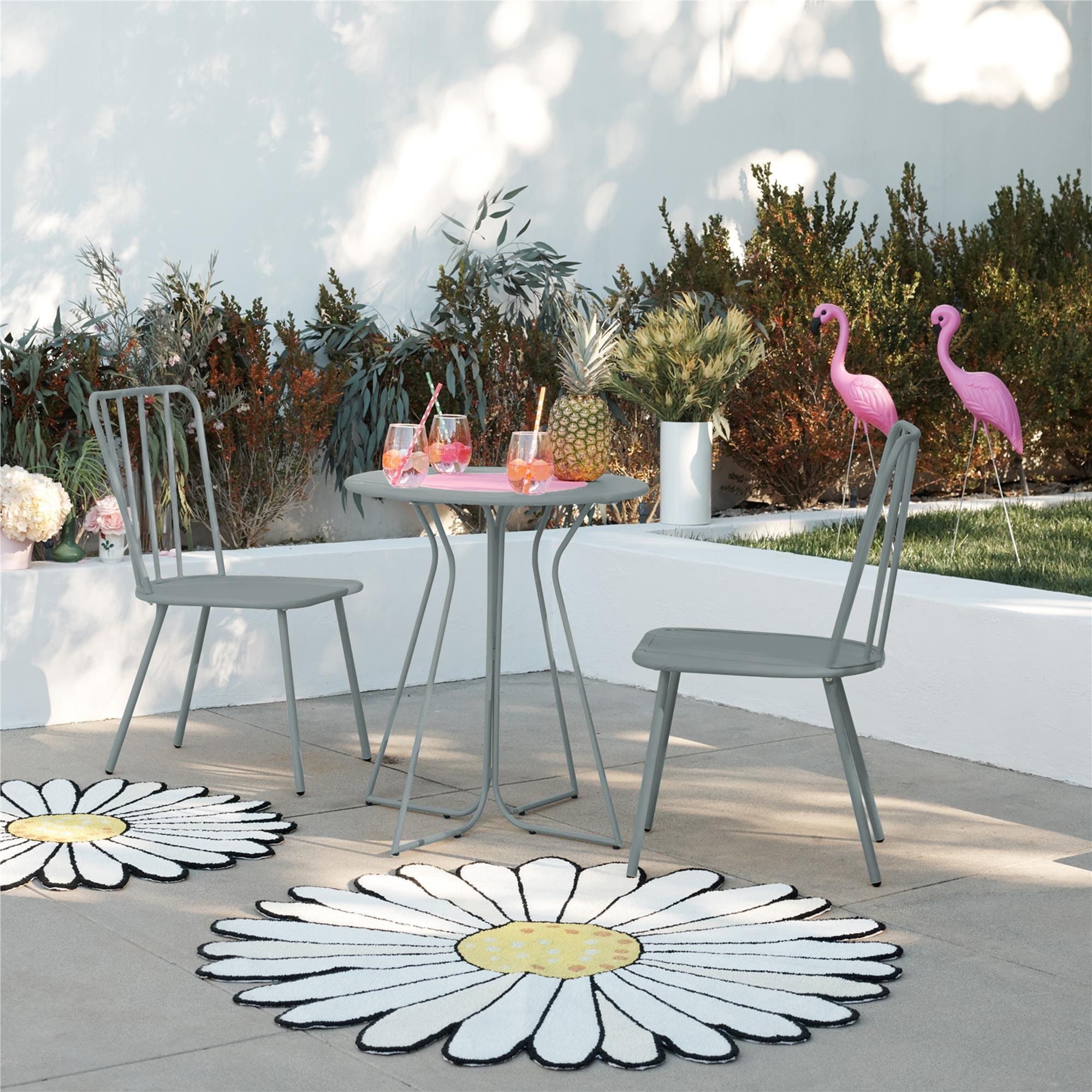 Novogratz 3 piece poolside heidi outdoor bistro set discount