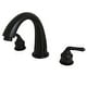 preview thumbnail 5 of 5, Milano 3-Hole Deck Mount Roman Tub Faucet Oil Rubbed Bronze