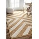 preview thumbnail 4 of 4, nuLOOM Geometric Natural Patterned Chevron Jute Area Rug