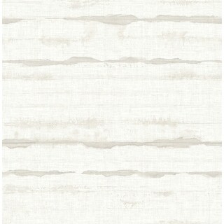 A-Street Prints Destin Dove Stripe Wallpaper
