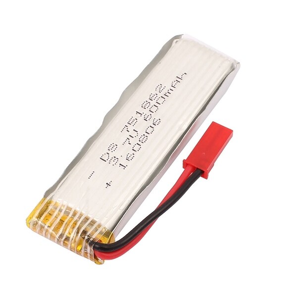 3.7V 600mAh Charging Lithium Polymer Li-po Battery JST-2P for RC Model Airplane