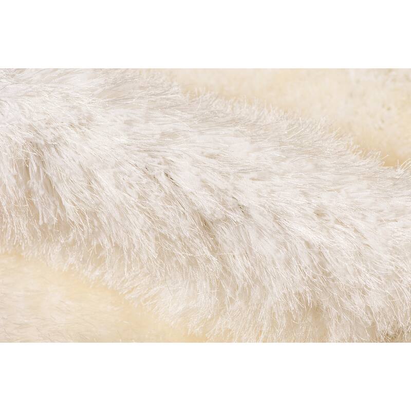 Mila Jade Microfiber Extra Thick 3" Plush Shag Rug
