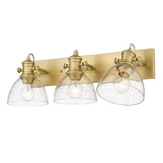 Yep by Golden Lighting Hines 3-light Vanity in Brushed Champagne Brass