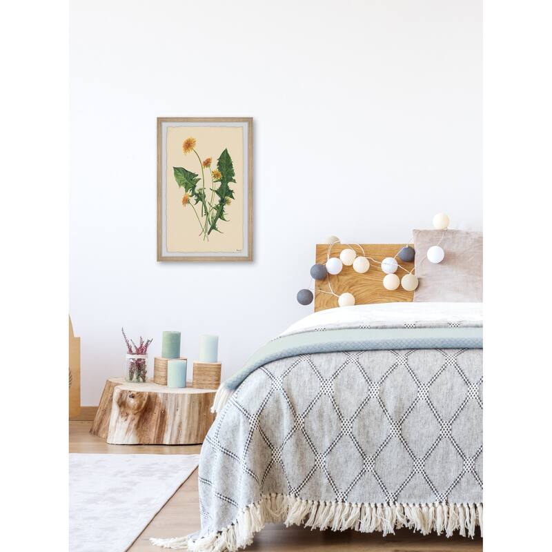 Fresh Dandelions Framed Print