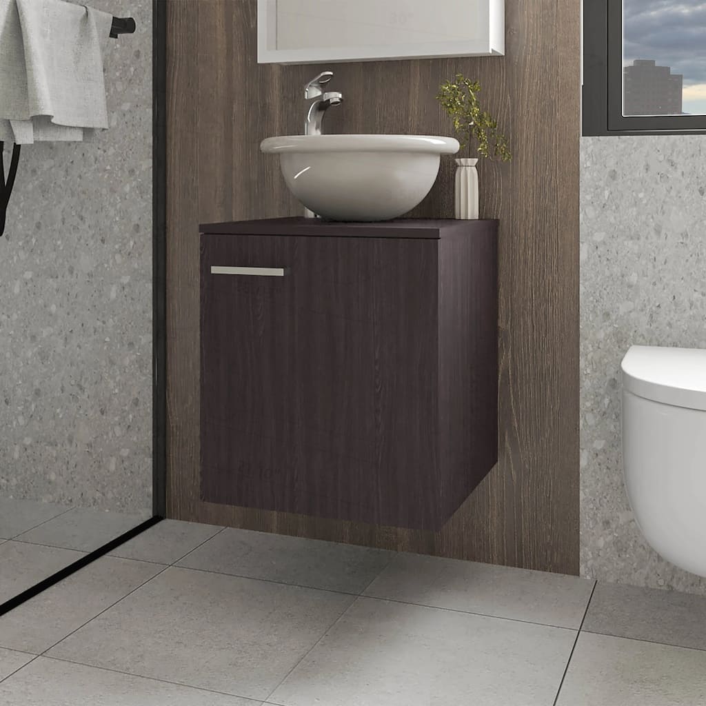 Stylish Bathroom Vanity with Integrated Sink and Practical Storage