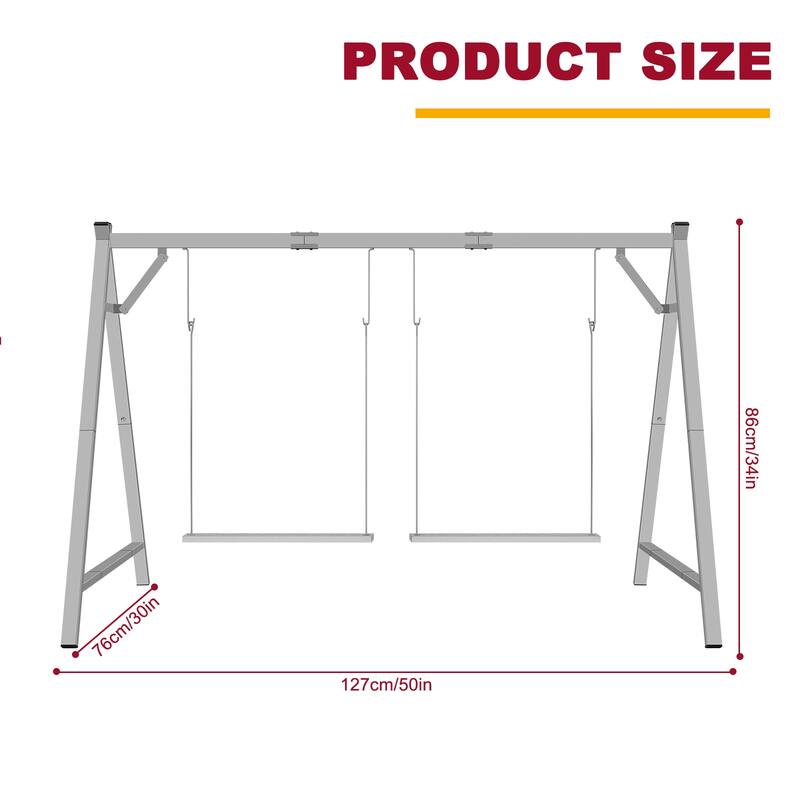 Chicken Perches with Swing, Chicken Roosting Bars for Coop Accessories - Grey
